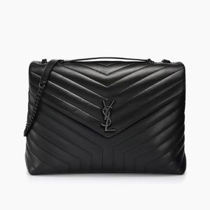 [AUTHENTIC] Saint Laurent Large Loulou Matelassé Leather Shoulder Bag